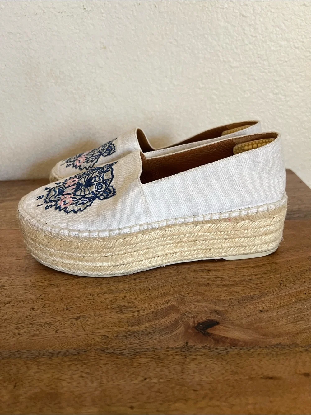 KENZO Tiger Platform Espadrilles Size EUR 36